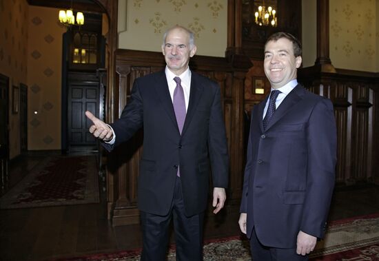 Встреча Дмитрия Медведева с Георгиосом Папандреу