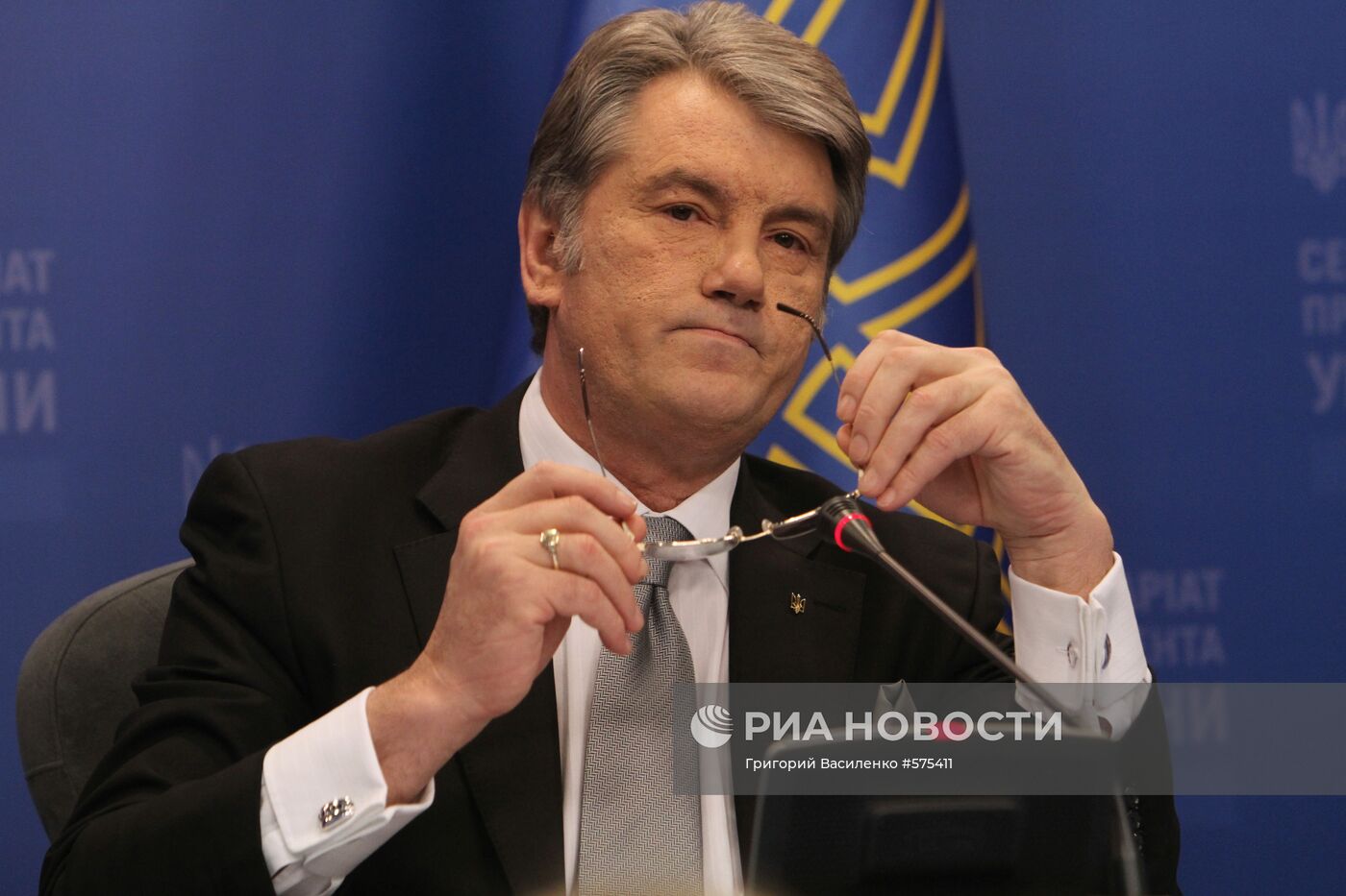 Пресс-конференция Виктора Ющенко