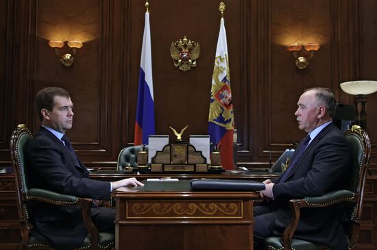 Встреча Дмитрия Медведева с Виктором Ивановым