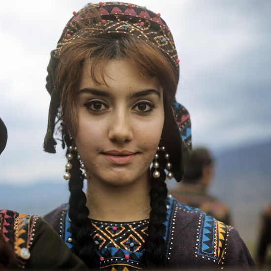 Солистка ансамбля песни и танца Грузии