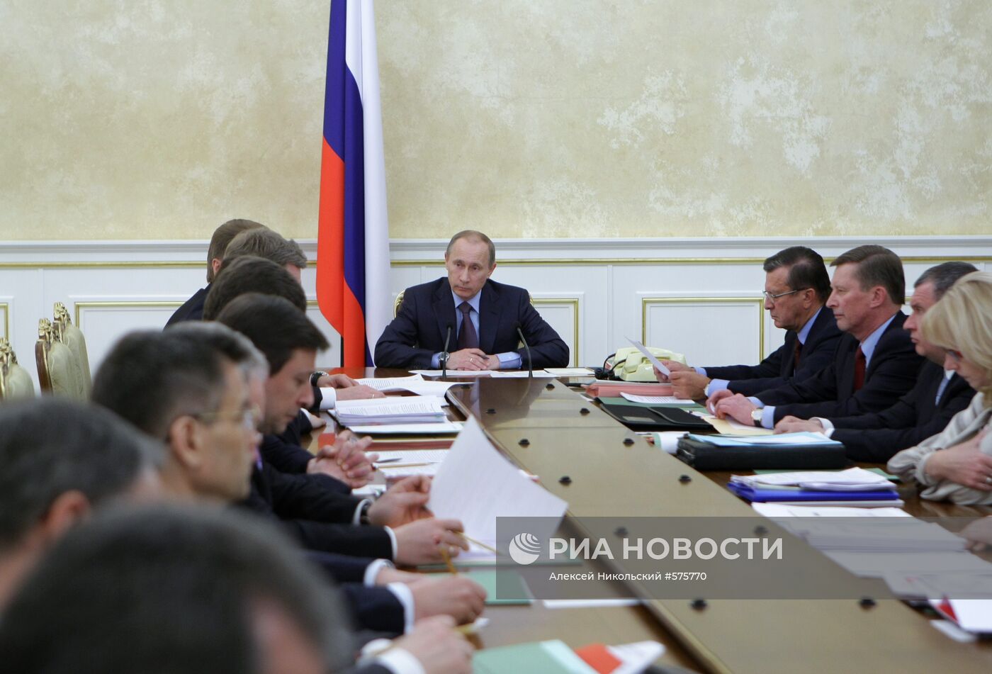 Заседание президиума правительства РФ 16 февраля