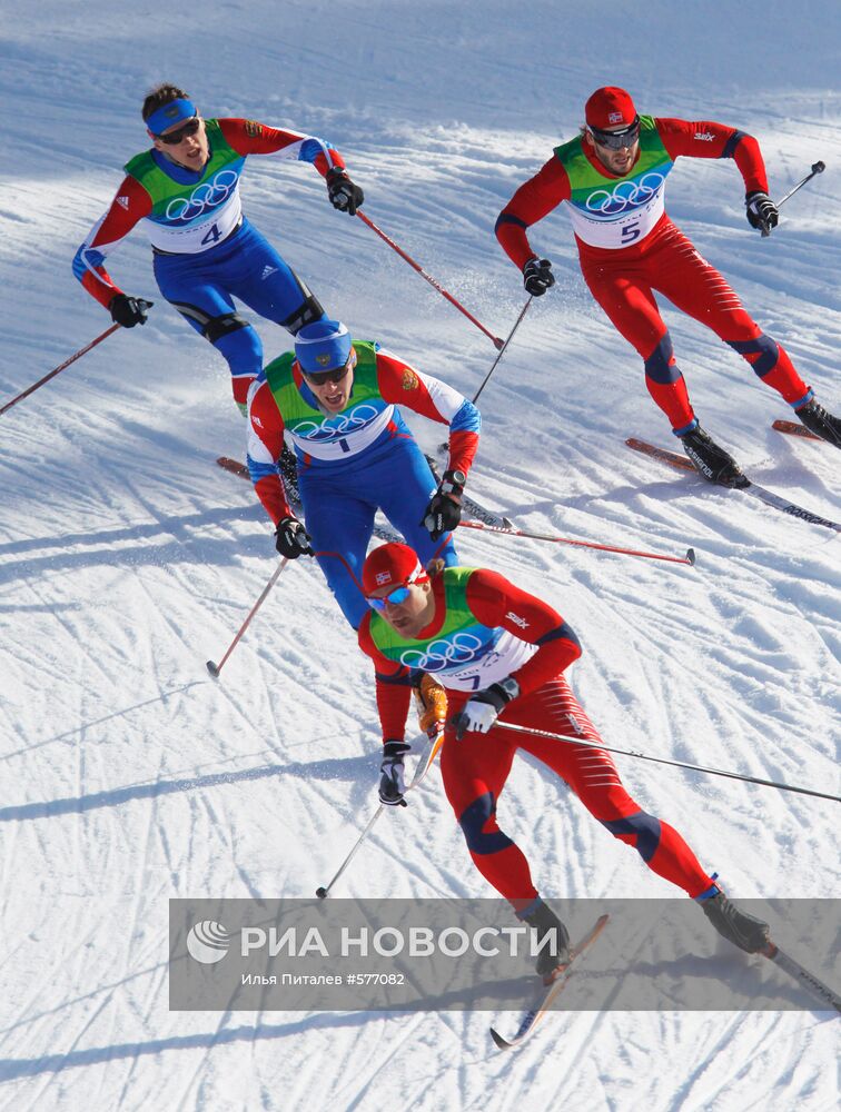 Олимпиада - 2010. Лыжный спорт. Мужчины. Спринт. Полуфинал
