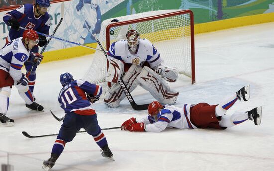 Олимпиада - 2010. Хоккей. Мужчины. Словакия - Россия: 2-1