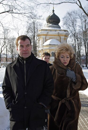 Поездка Дмитрия Медведева в Санкт-Петербург