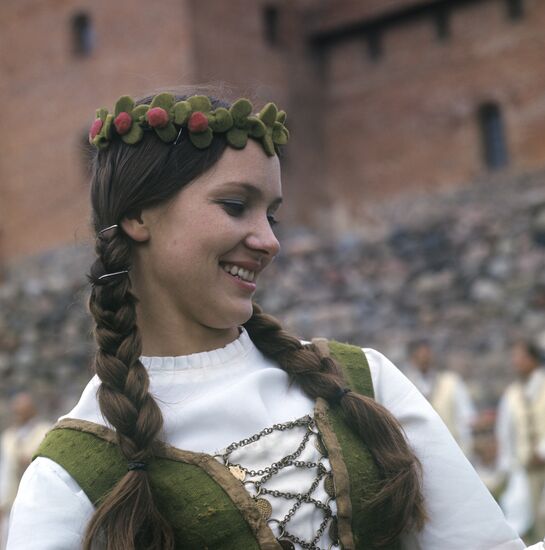 Артистка ансамбля "Летува"