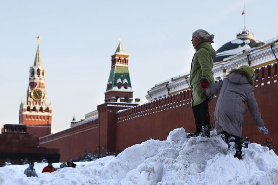 Зимний день в Москве