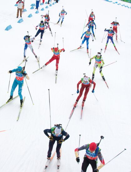 Олимпиада - 2010. Биатлон. Женщины. Эстафета 4х6 км