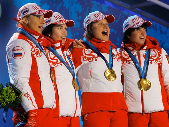 Российские биатлонистки завоевали золотые медали