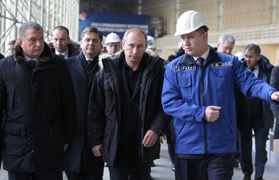 Рабочая поездка Владимира Путина в Республику Хакасия