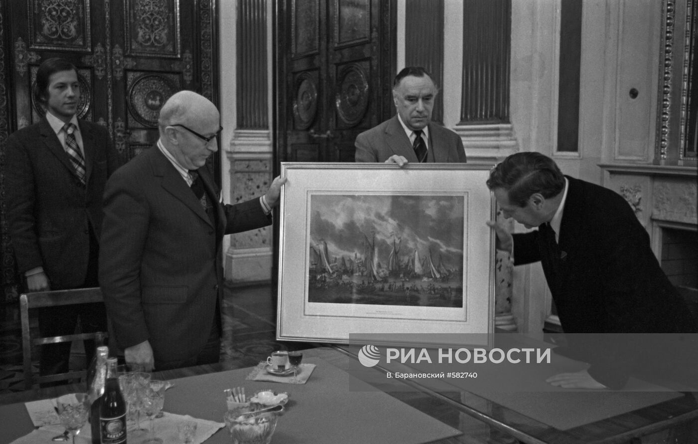 Делегация Амстердама в Ленинграде