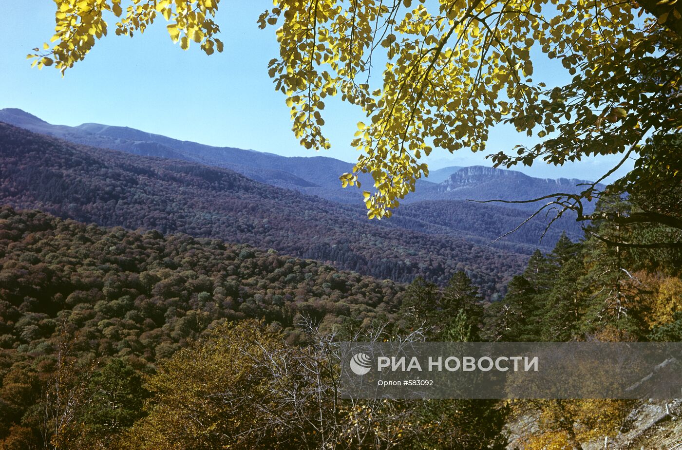 Вид на Крымские горы