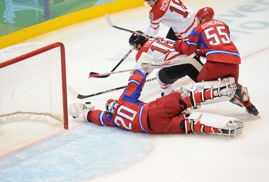 Олимпиада - 2010. Хоккей. Четвертьфинал. Россия - Канада