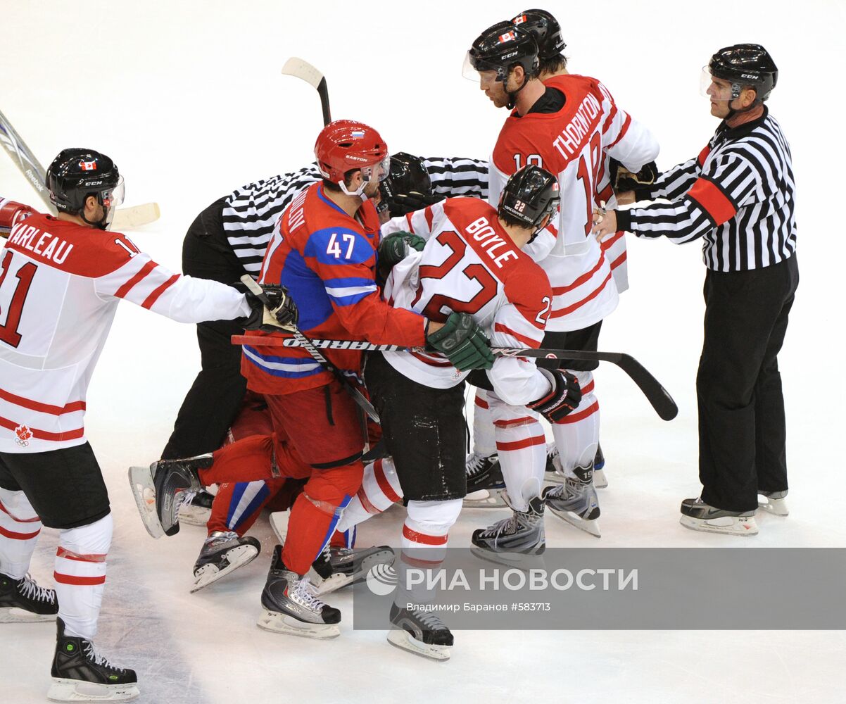 Олимпиада - 2010. Хоккей. Четвертьфинал. Россия - Канада