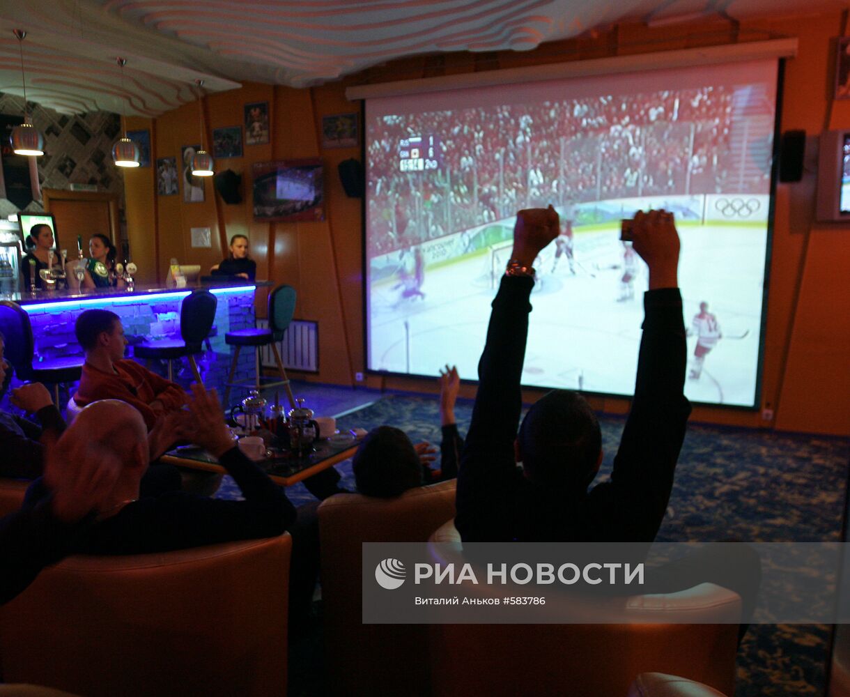Трансляция хоккейного матча Россия-Канада