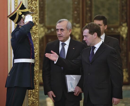 Встреча Д.Медведева с М.Сулейманом
