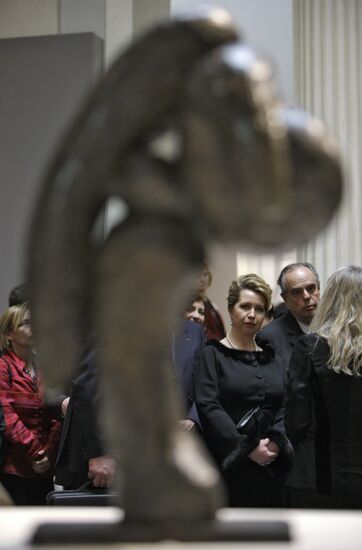 С.Медведева побывала на выставке "Пикассо. Москва"