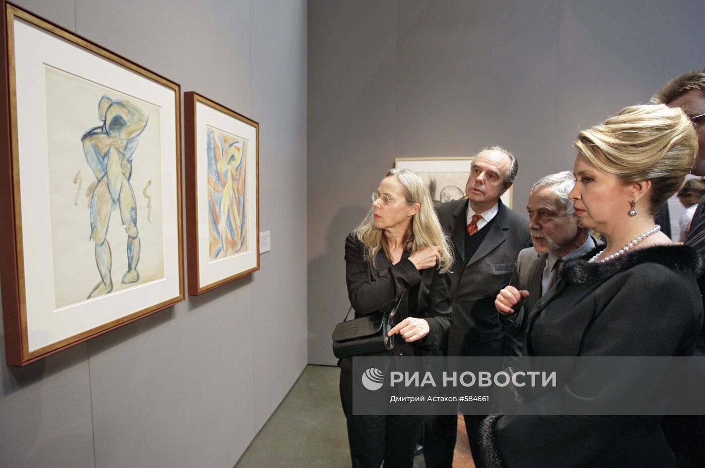 С.Медведева побывала на выставке "Пикассо. Москва"