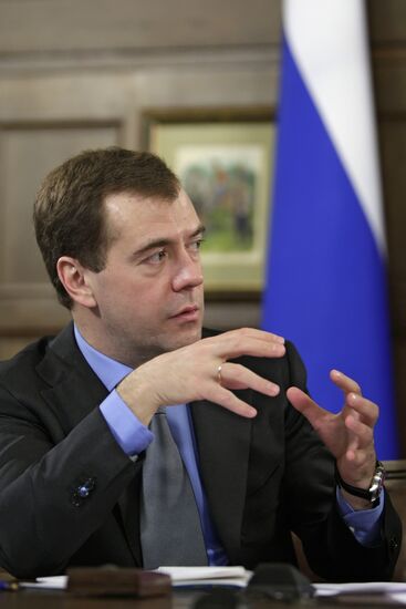 Дмитрий Медведев втретился с членами делового сообщества РФ