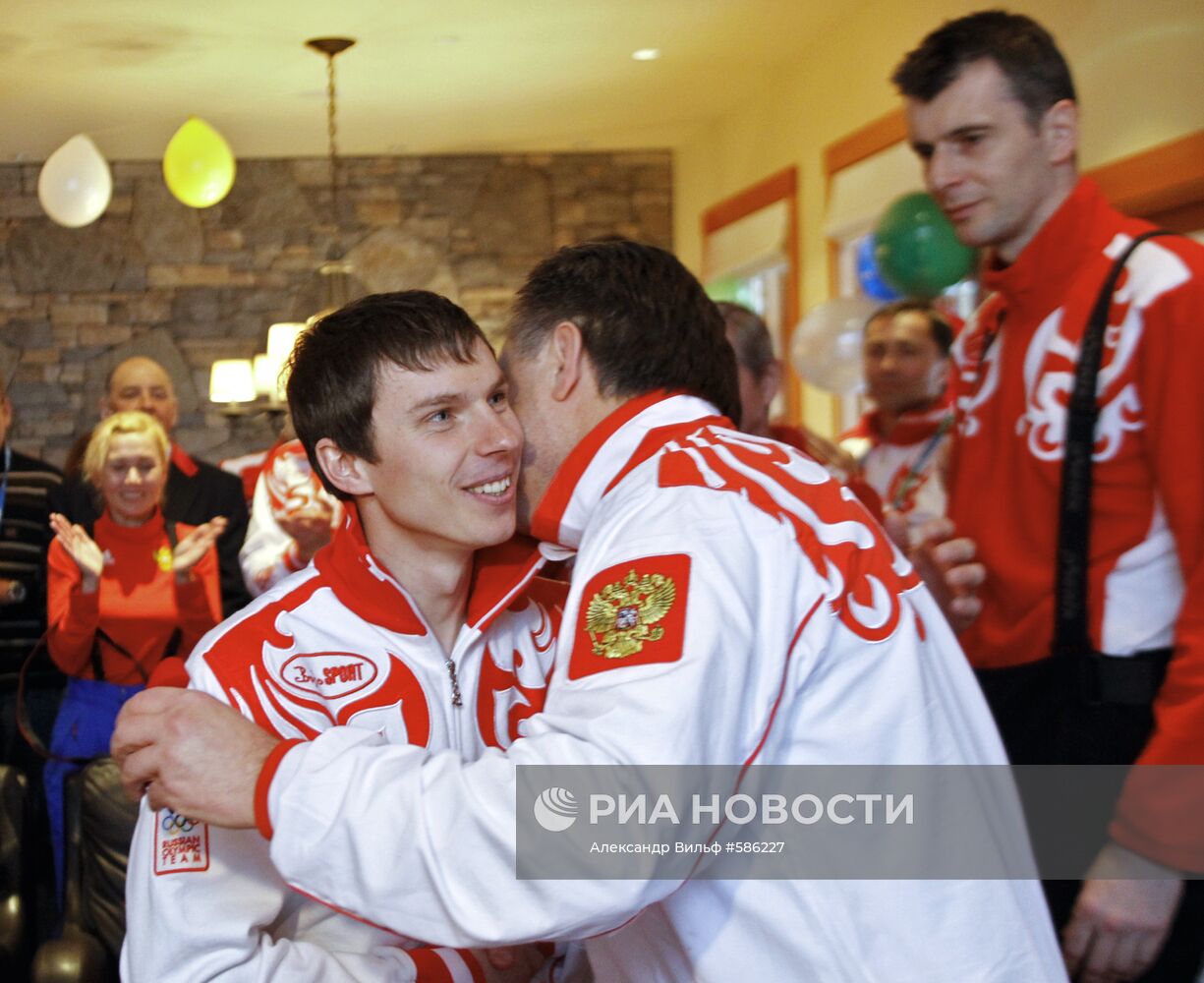 Евгений Усюгов, Виталий Мутко, Михаил Прохоров