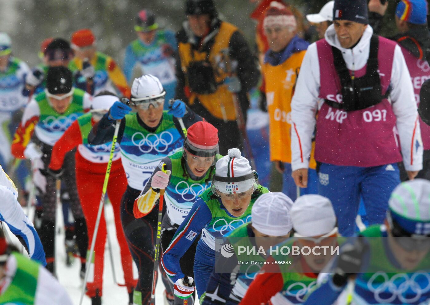 Олимпиада - 2010. Лыжный спорт. Женщины. Масс-старт. 30 км