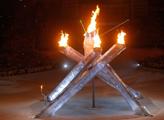 Церемония закрытия ХХI зимних Олимпийских игр в Ванкувере