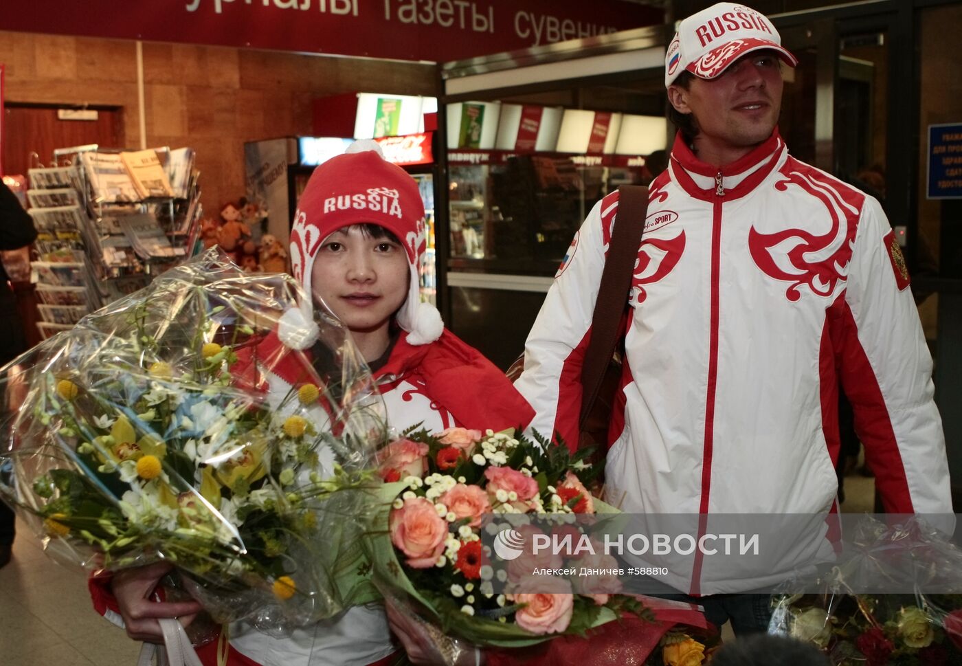 Юка Кавагути и Александр Смирнов