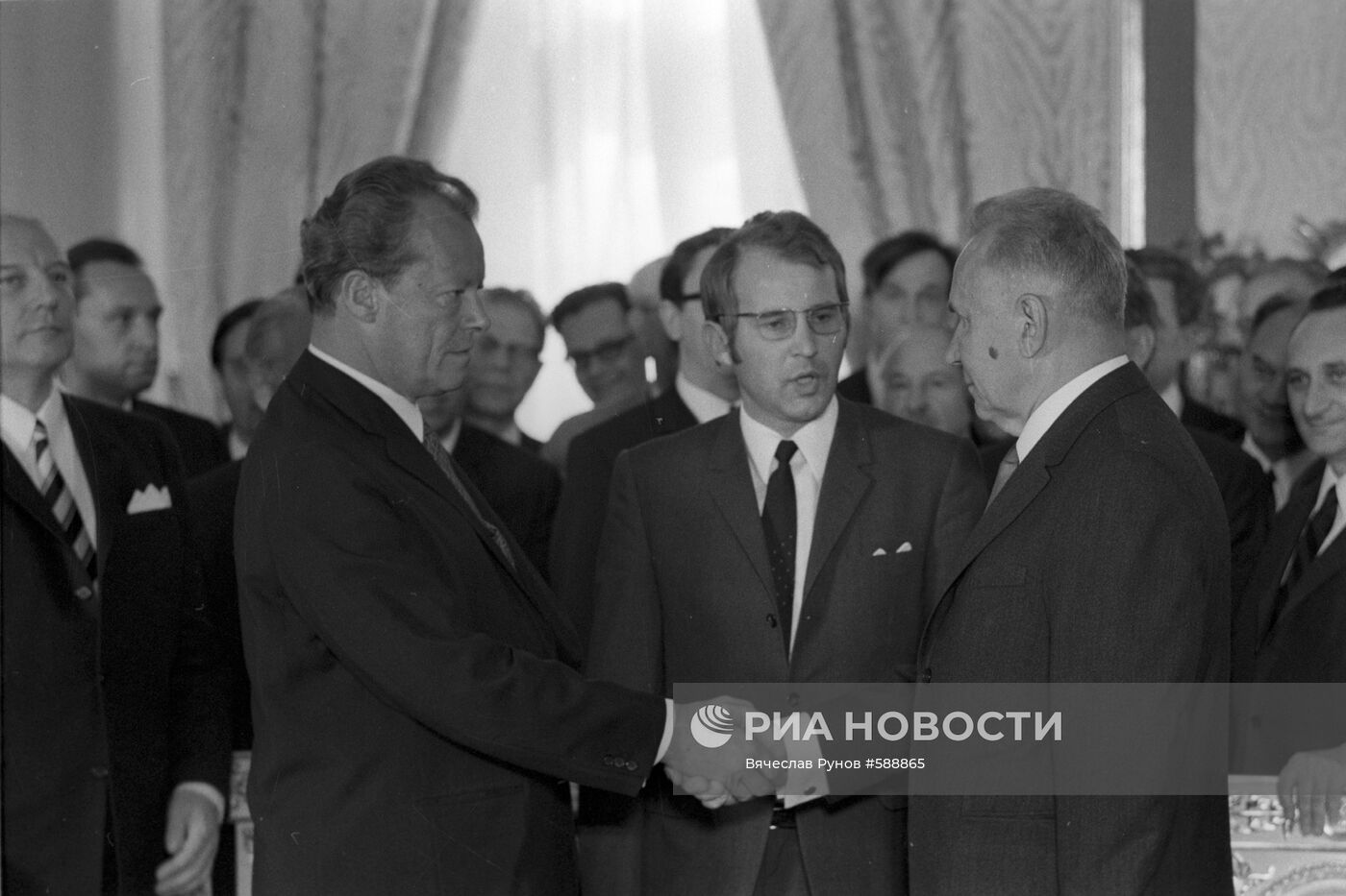 Алексей Косыгин и Вилли Брандт