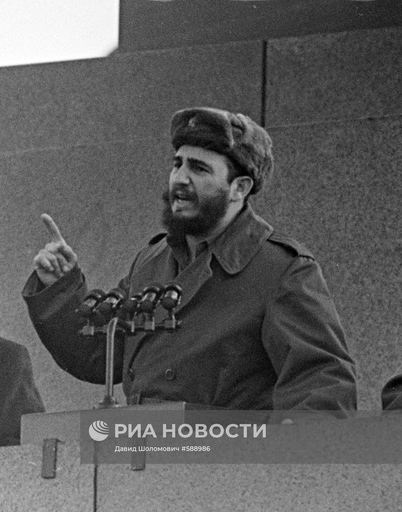 Премьер-министр Революционного правительства Кубы Фидель Кастро