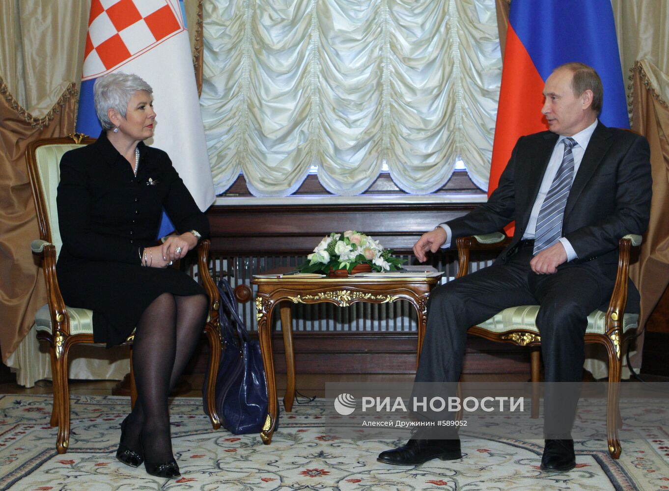 Встреча глав правительств России и Хорватии