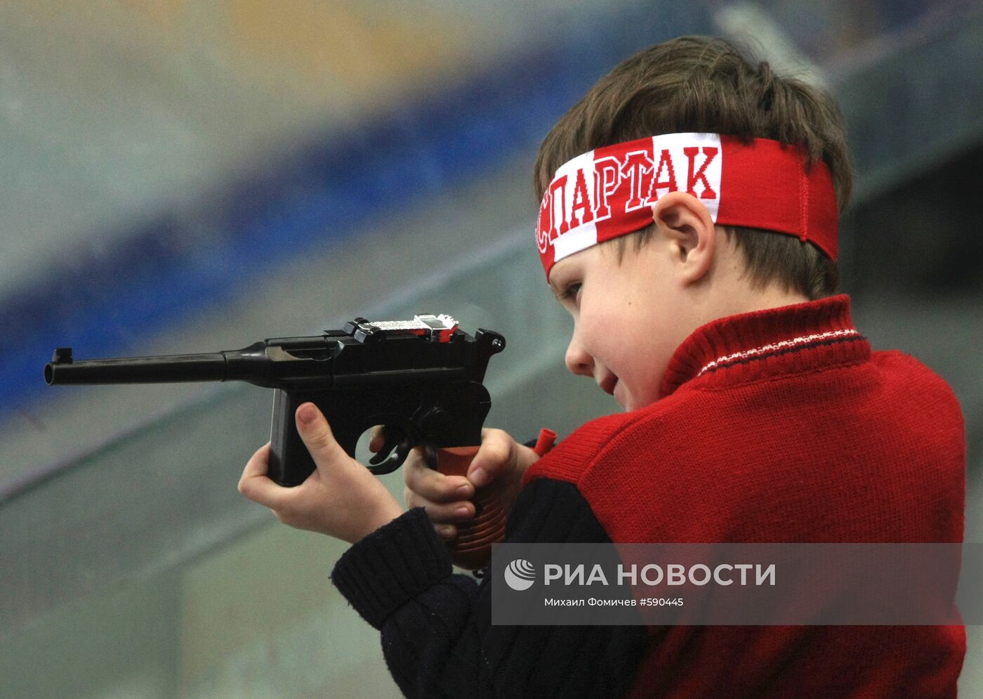 Юный болельщик "Спартака"