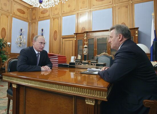 Владимир Путин провел рабочую встречу с Вячеславом Шпортом
