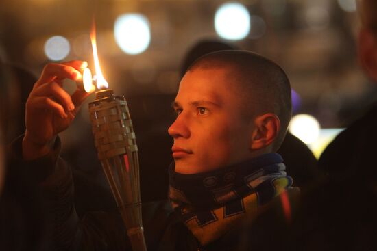 Шествие в память командира УПА состоялось в Киеве