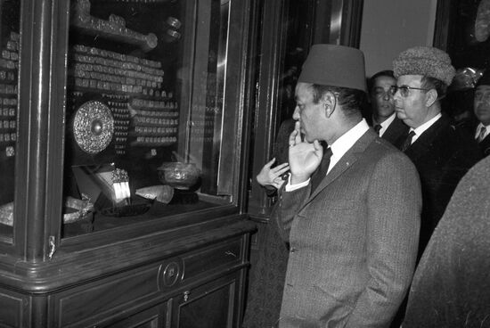 Официальный визит в СССР короля Марокко Хасана II