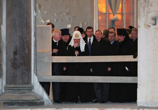 Патриарх Кирилл посетил в Кронштадте Морской собор