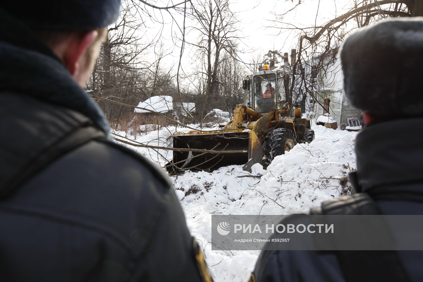 Снос строения на месте "дачи Муромцева" в Царицыно