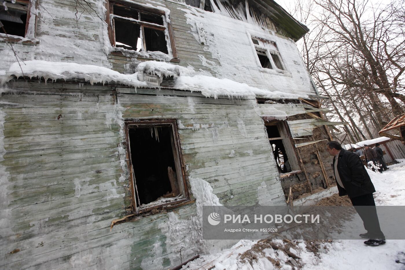 Снос строения на месте "дачи Муромцева" в Царицыно