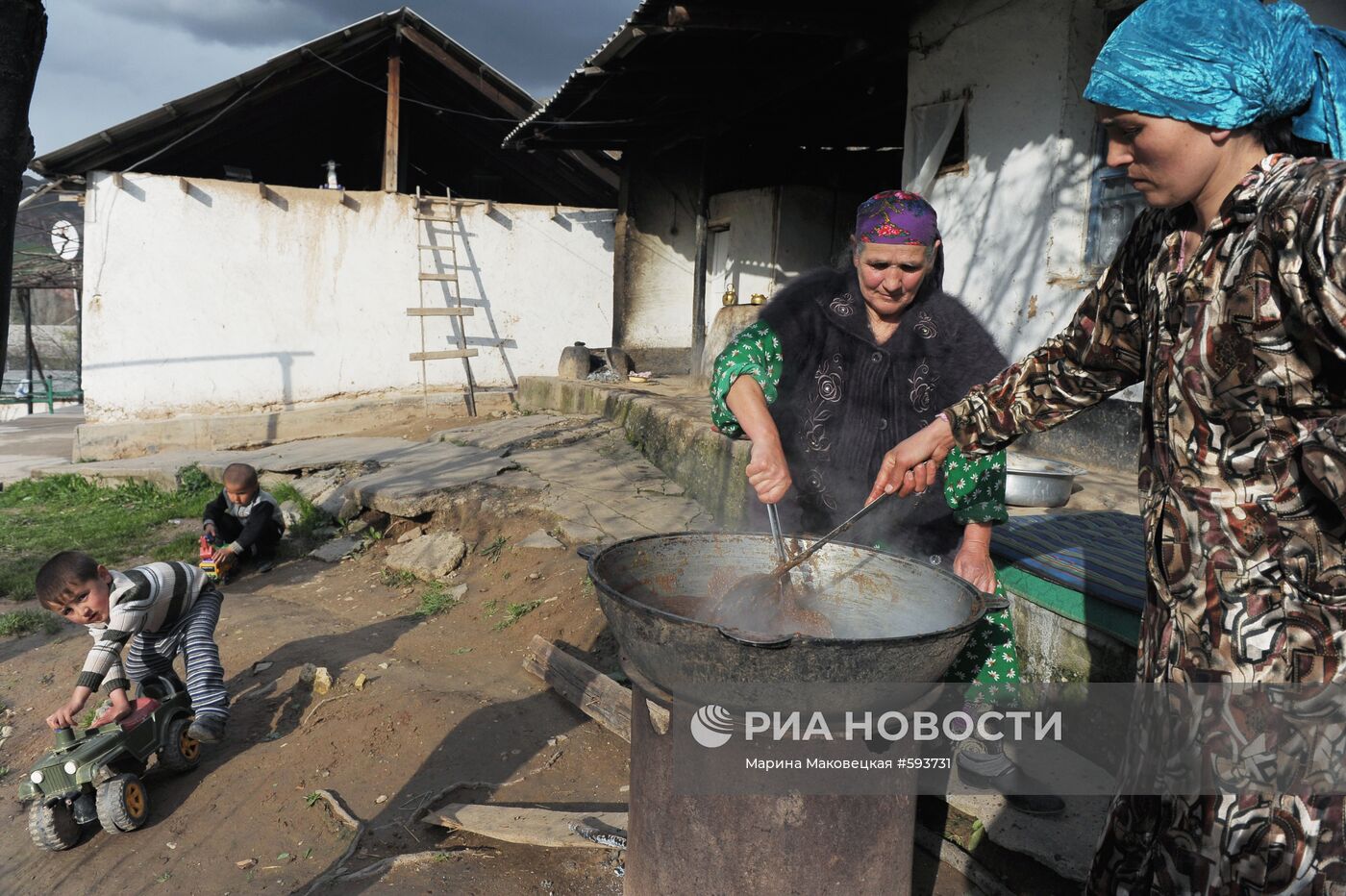 Жительницы Рушанского района Таджикистана