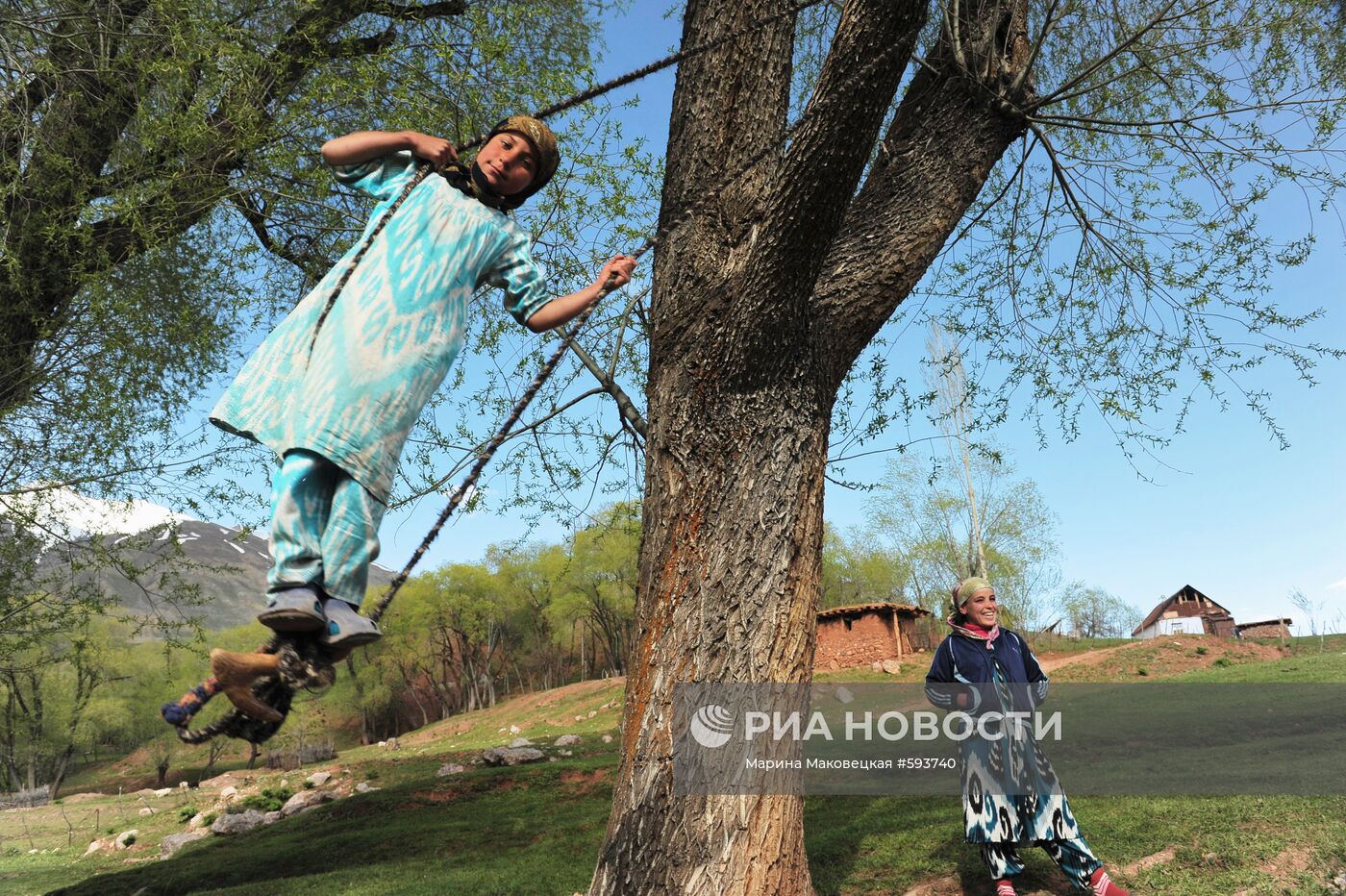 Юная жительница Рогунского района