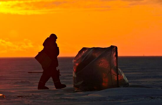 Рыбалка в акватории Финского залива
