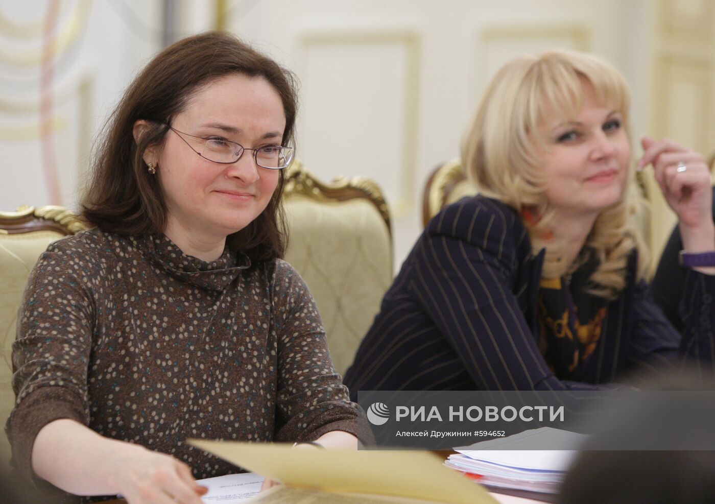 Эльвира Набиуллина и Татьяна Голикова