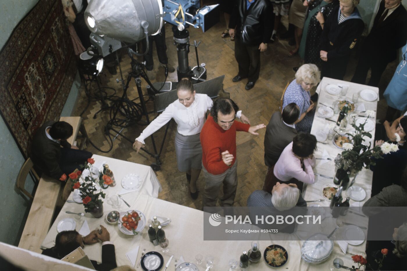 На съемках фильма "Прошу слова".