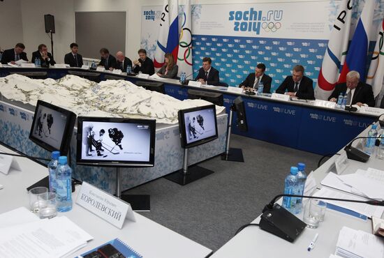 Заседание комиссии по подготовке и проведению Олимпиады в Сочи