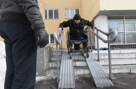 Установка пандуса для инвалидов в Московской области