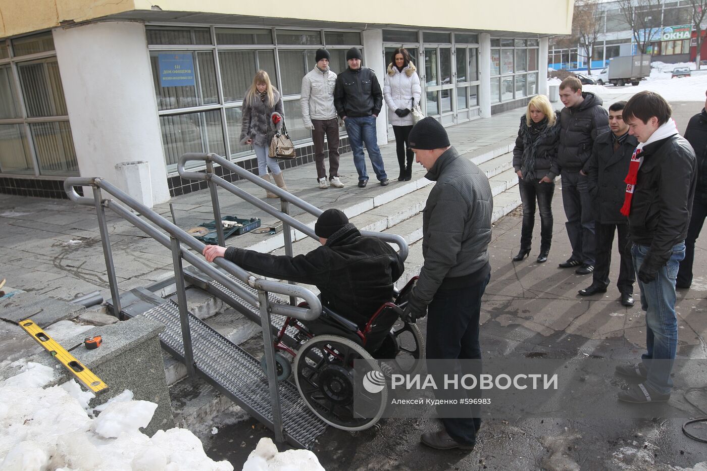 Установка пандуса для инвалидов в Московской области