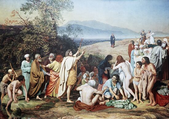 Картина А.Иванова "Явление Христа народу"