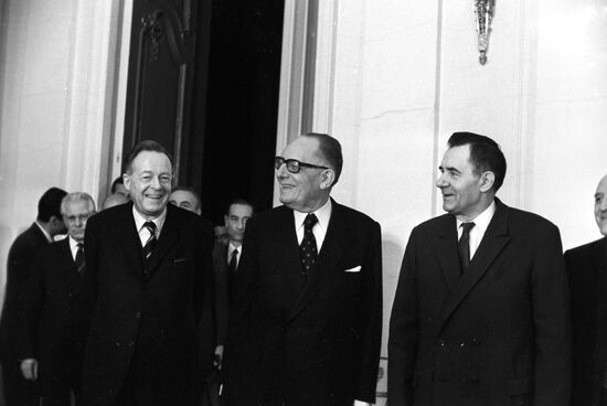 Визит в СССР французской делегации
