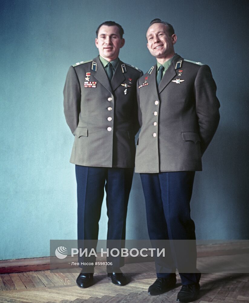 Павел Беляев и Алексей Леонов