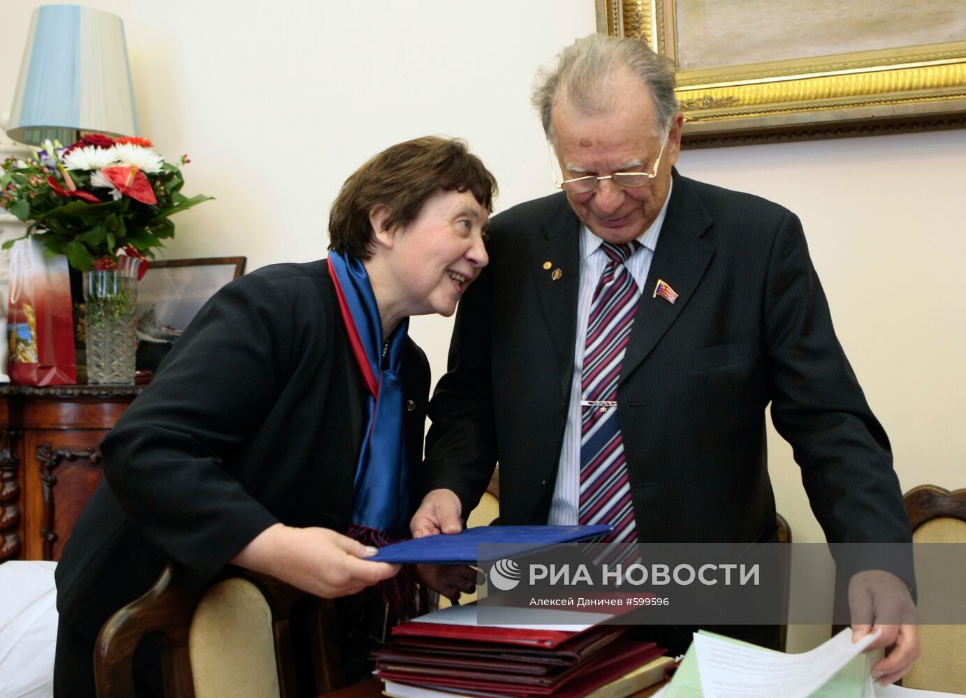 Открытие Международного симпозиума с участием Жореса Алферова