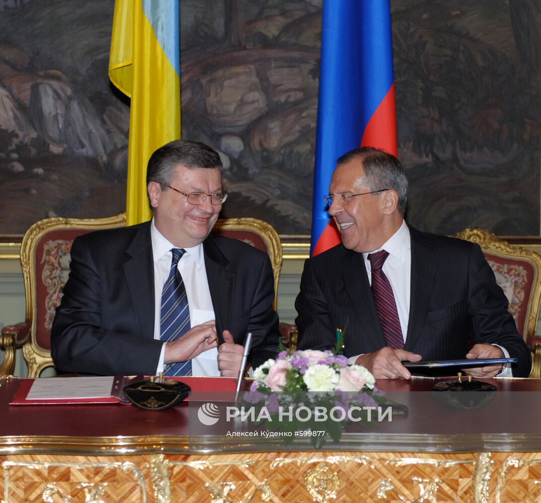 Встреча министров иностранных дел России и Украины в Москве