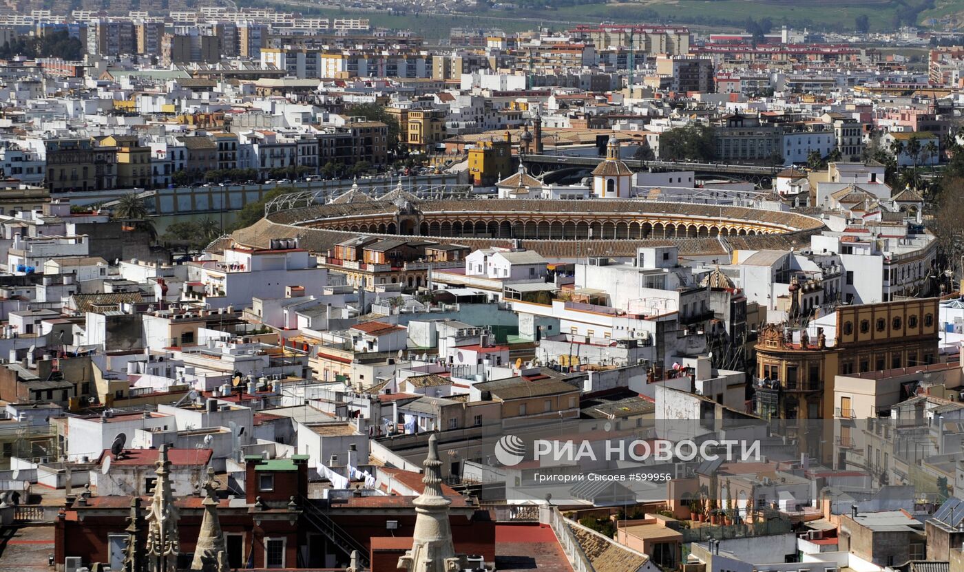 Вид на стадион "Пласа де Торо Маэстранса"